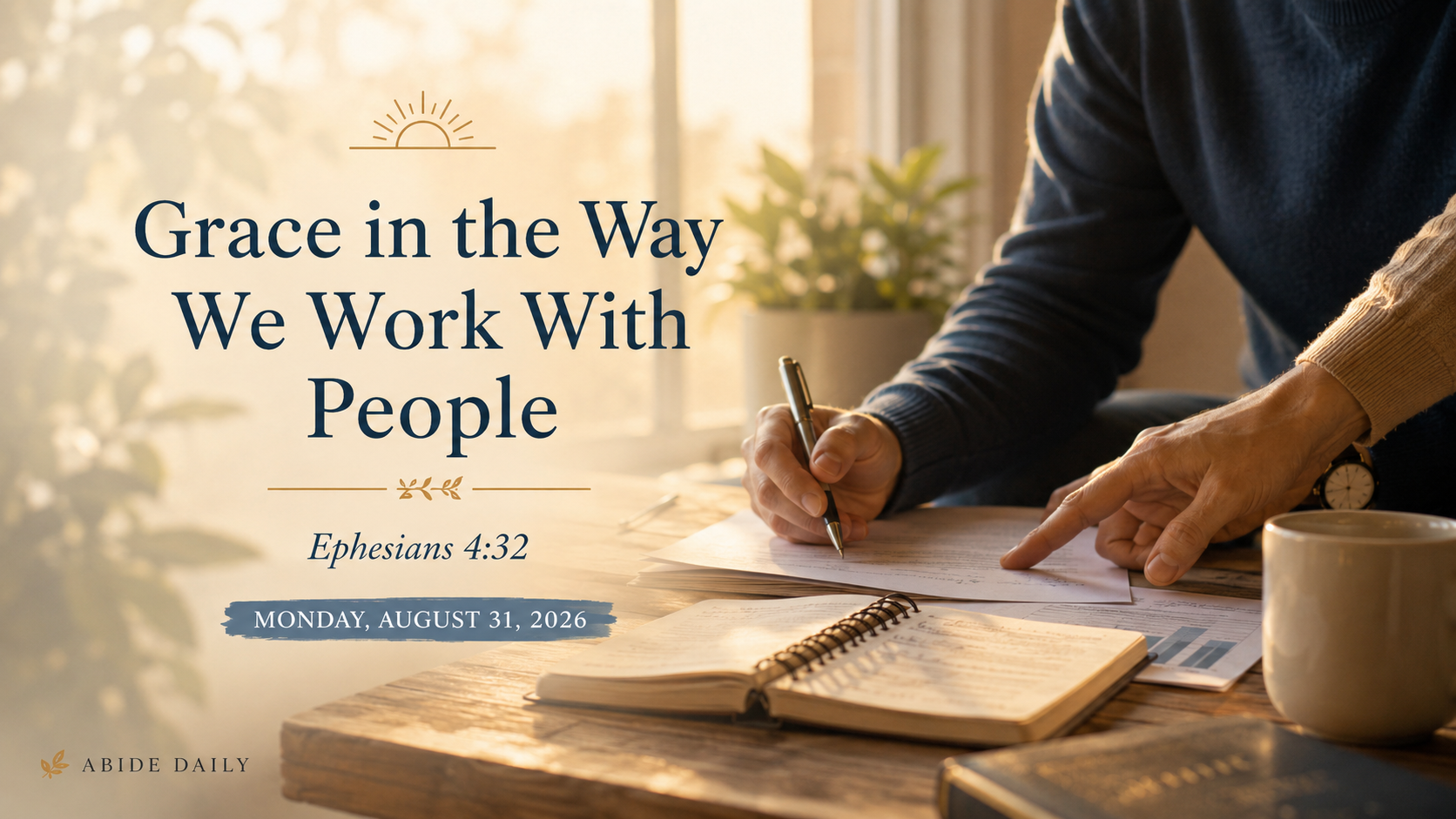 Grace in the Way We Work With People